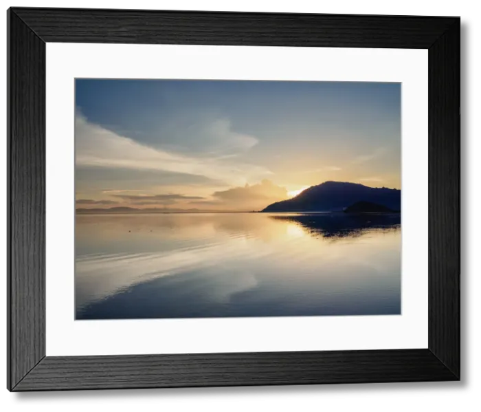 Framed Print : Lake Titicaca at sunrise, Puno, Peru Framed Print : Lake Titicaca at sunrise, Puno, Peru
