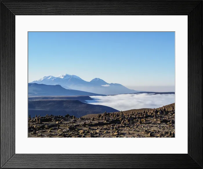 Framed Print : Andean Landscape, Arequipa Region, Peru