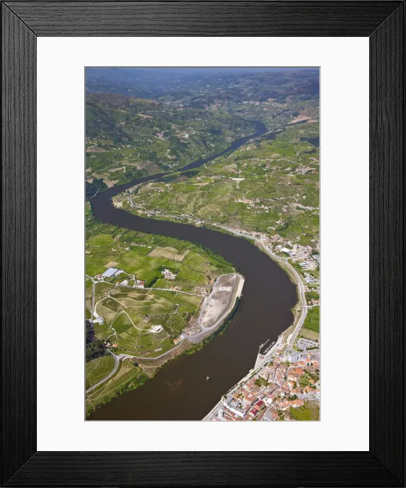 Framed Print : Europe, Portugal, Tras-os-Montes e Alto Douro, Douro Valley aerial view of vineyards Framed Print : Europe, Portugal, Tras-os-Montes e Alto Douro, Douro Valley aerial view of vineyards