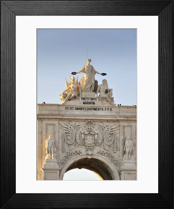 Framed Print : Rua Augusta arch, Terreiro do Paco. Lisbon, Portugal Framed Print : Rua Augusta arch, Terreiro do Paco. Lisbon, Portugal