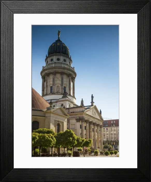Framed Print : Franz. Friedrichstadtkirche, Gendarmenmarkt, Mitte, Berlin, Germany
