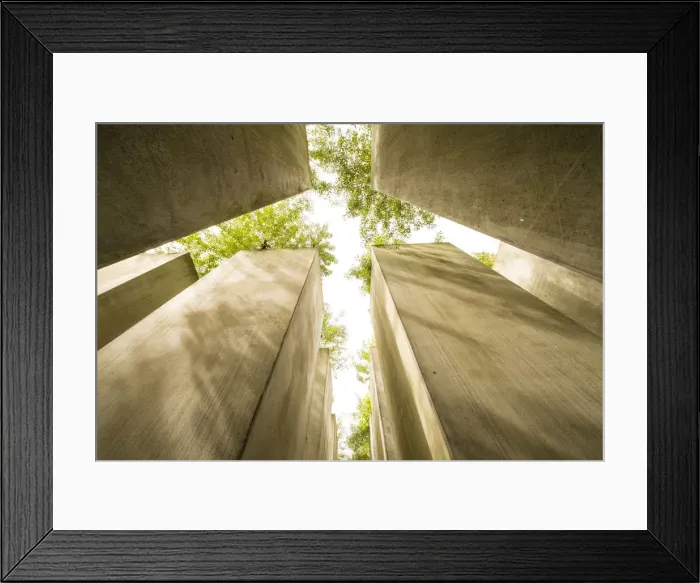 Framed Print : Holocaust Memorial, Jewish Museum, Berlin, Germany Framed Print : Holocaust Memorial, Jewish Museum, Berlin, Germany
