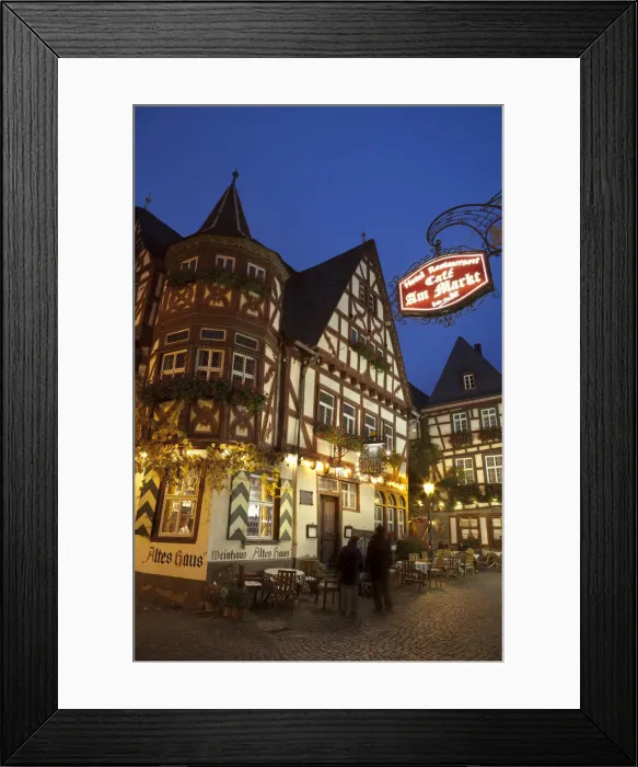 Framed Print : Altes Hauus, Bacharach, Rhine Valley, Germany Framed Print : Altes Hauus, Bacharach, Rhine Valley, Germany
