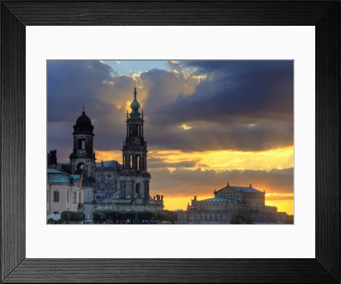 Framed Print : Germany, Saxony, Dresden, Old town Framed Print : Germany, Saxony, Dresden, Old town