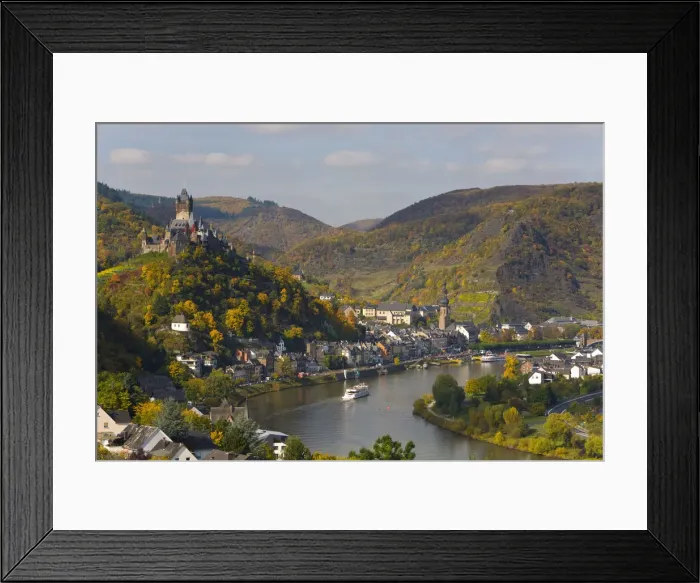 Framed Print : Cochem Castle, Cochem, Rhineland / Mosel Valley, Germany Framed Print : Cochem Castle, Cochem, Rhineland / Mosel Valley, Germany