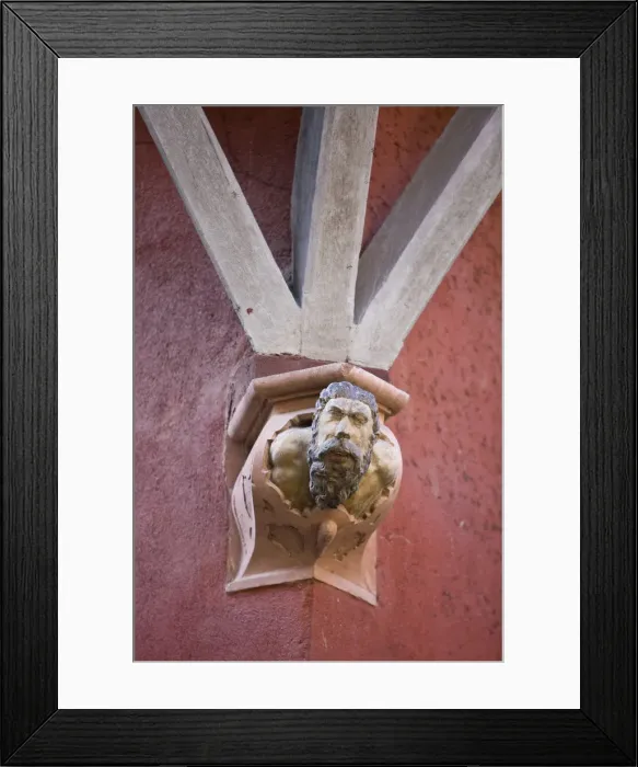 Framed Print : Building Detail, Bacharach, Rhine Valley, Germany Framed Print : Building Detail, Bacharach, Rhine Valley, Germany