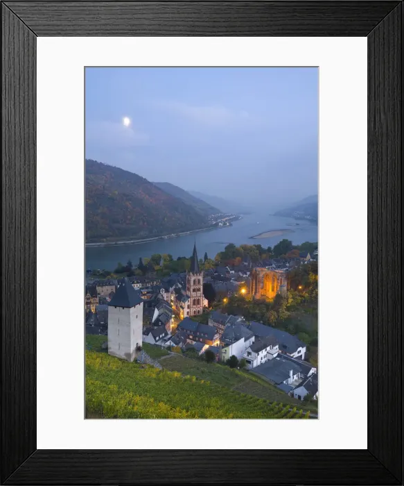 Framed Print : Bacharach, Rhine Valley, Germany Framed Print : Bacharach, Rhine Valley, Germany