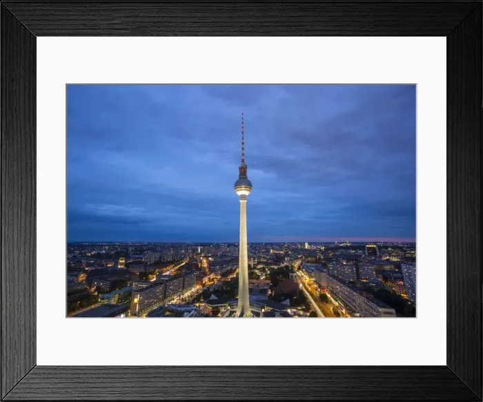 Framed Print : Fernsehturm, Alexanderplatz, Berlin, Germany Framed Print : Fernsehturm, Alexanderplatz, Berlin, Germany