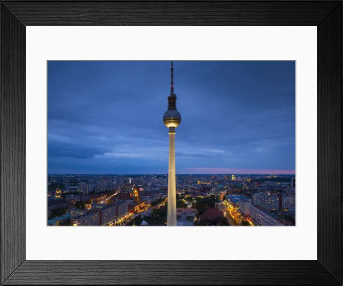 Framed Print : Fernsehturm, Alexanderplatz, Berlin, Germany Framed Print : Fernsehturm, Alexanderplatz, Berlin, Germany