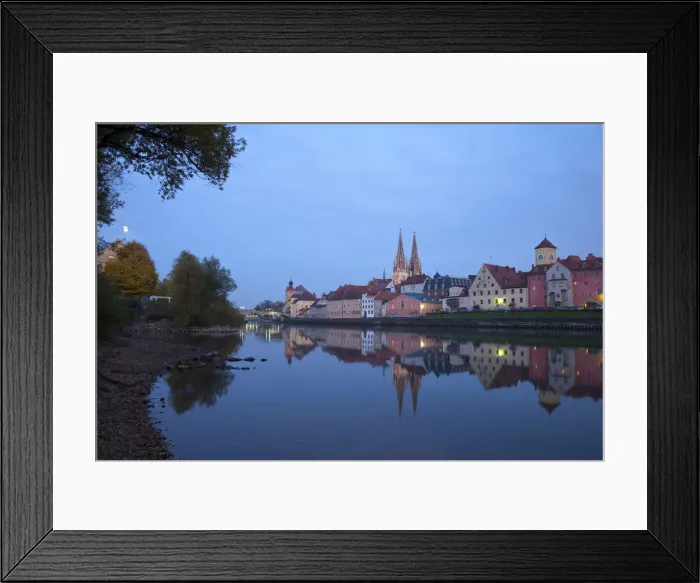 Framed Print : Regensburg, Bayern  /  Bavaria, Germany