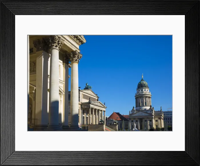 Framed Print : Konzerthaus Berlin & Franz. Friedrichstadtkirche, Gendarmenmarkt, Mitte, Berlin, Germany Framed Print : Konzerthaus Berlin & Franz. Friedrichstadtkirche, Gendarmenmarkt, Mitte, Berlin, Germany