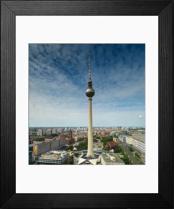 Framed Print : Fernsehturm, Alexanderplatz, Berlin, Germany Framed Print : Fernsehturm, Alexanderplatz, Berlin, Germany