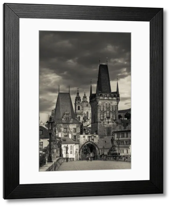 Framed Print : Czech Republic, Prague, Stare Mesto (Old Town), Little Quarter (Mala Strana) and Charles Framed Print : Czech Republic, Prague, Stare Mesto (Old Town), Little Quarter (Mala Strana) and Charles