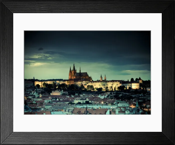 Framed Print : Czech Republic, Prague, Stare Mesto (Old Town), view of Hradcany Castle and St Framed Print : Czech Republic, Prague, Stare Mesto (Old Town), view of Hradcany Castle and St