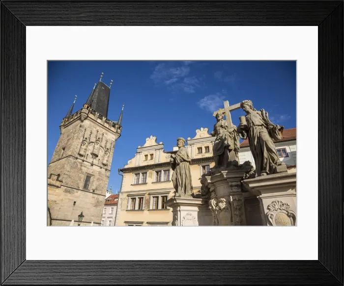 Framed Print : Charles Bridge (Karluv most) and Mala Strana (Little Quarter), Prague, Czech Republic Framed Print : Charles Bridge (Karluv most) and Mala Strana (Little Quarter), Prague, Czech Republic