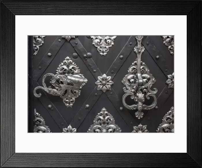 Framed Print : Door detail, Mala Strana (Little Quarter), Prague, Czech Republic Framed Print : Door detail, Mala Strana (Little Quarter), Prague, Czech Republic