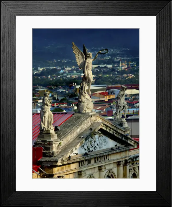 Framed Print : Costa Rica, San Jose, National Theater, Statues, Front Entrance, Landmark Framed Print : Costa Rica, San Jose, National Theater, Statues, Front Entrance, Landmark
