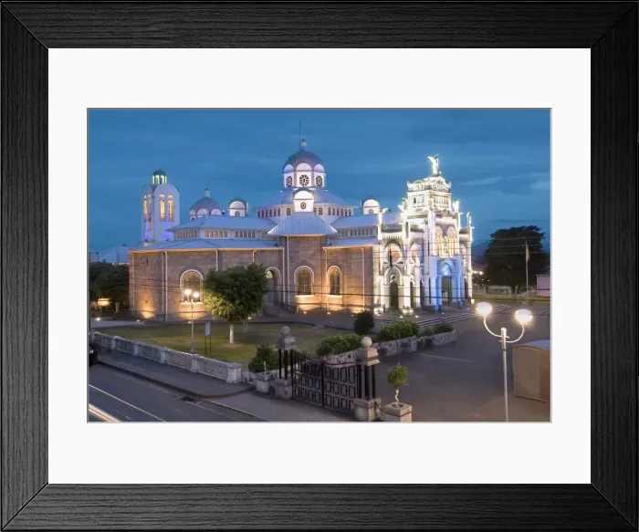 Framed Print : Costa Rica, Cartago, Basilica de Nuestra Senora de Los Angeles, Religious Center