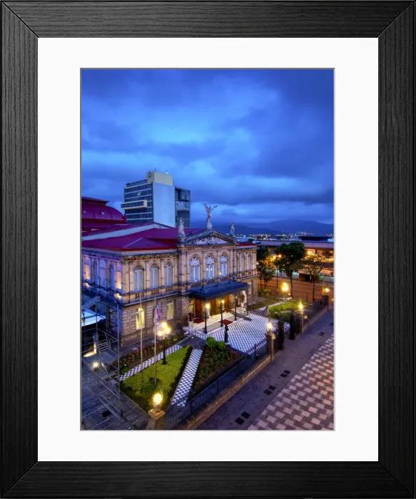 Framed Print : Costa Rica, San Jose, The National Theater, Built In 1897, Finest Historical Building Framed Print : Costa Rica, San Jose, The National Theater, Built In 1897, Finest Historical Building