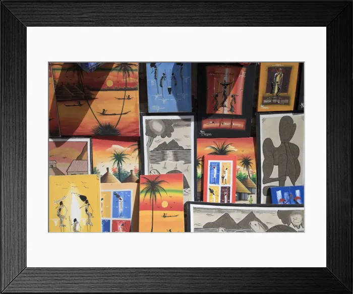 Framed Print : Cape Verde, Sal, Santa Maria Village Framed Print : Cape Verde, Sal, Santa Maria Village