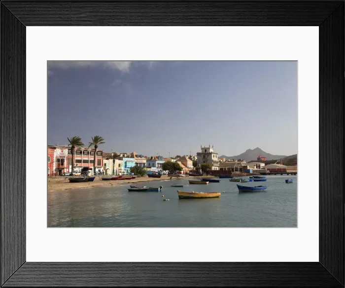 Framed Print : Cape Verde, Sao Vicente, Mindelo, Harbour Framed Print : Cape Verde, Sao Vicente, Mindelo, Harbour