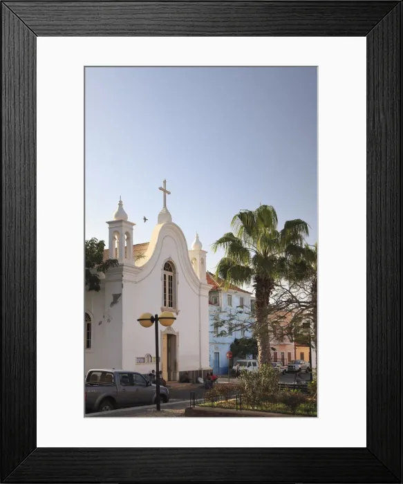Framed Print : Cape Verde, Sao Vicente, Mindelo, Colonial Architecture Framed Print : Cape Verde, Sao Vicente, Mindelo, Colonial Architecture