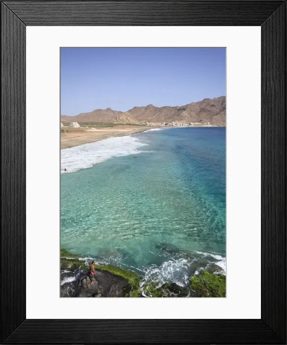 Framed Print : Cape Verde, Sao Vicente, San Pedro Beach Framed Print : Cape Verde, Sao Vicente, San Pedro Beach