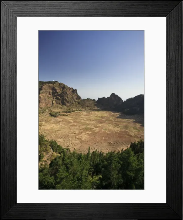 Framed Print : Cape Verde, Santo Antao, Cova de Paul (Paul Crater) Framed Print : Cape Verde, Santo Antao, Cova de Paul (Paul Crater)