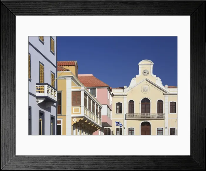 Framed Print : Cape Verde, Sao Vicente, Mindelo, Colonial Architecture Framed Print : Cape Verde, Sao Vicente, Mindelo, Colonial Architecture