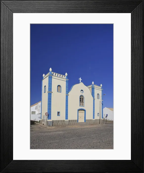Framed Print : Cape Verde, Boavista, Town of Sal Rei Framed Print : Cape Verde, Boavista, Town of Sal Rei