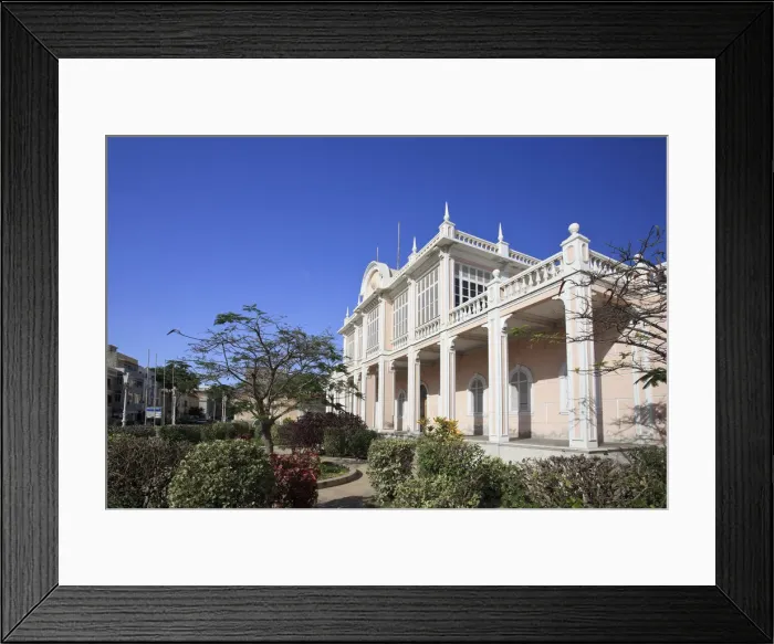 Framed Print : Cape Verde, Sao Vicente, Mindelo, Colonial Architecture Framed Print : Cape Verde, Sao Vicente, Mindelo, Colonial Architecture