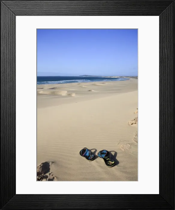 Framed Print : Cape Verde, Boavista, Chaves Beach (Praia de Chaves), sand dunes Framed Print : Cape Verde, Boavista, Chaves Beach (Praia de Chaves), sand dunes