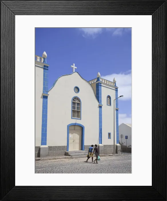 Framed Print : Cape Verde, Boavista, Town of Sal Rei Framed Print : Cape Verde, Boavista, Town of Sal Rei
