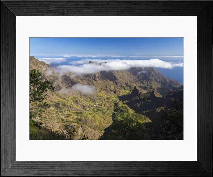 Framed Print : Valley view, Santo Antao Island, Cape Verde Framed Print : Valley view, Santo Antao Island, Cape Verde