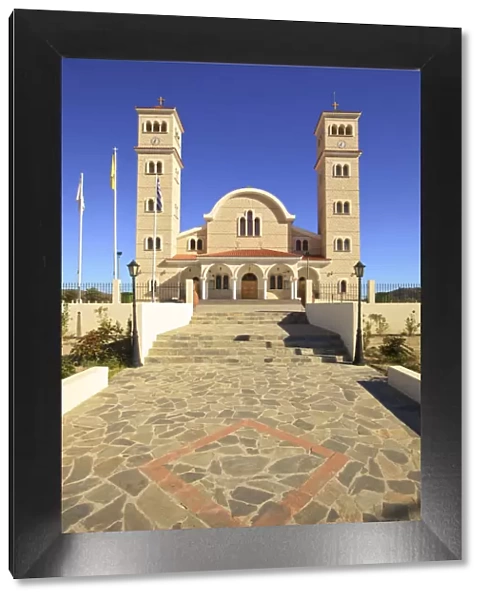 New Church of Timiou Prodromou, Kornos, Cyprus, Eastern Mediterranean Sea