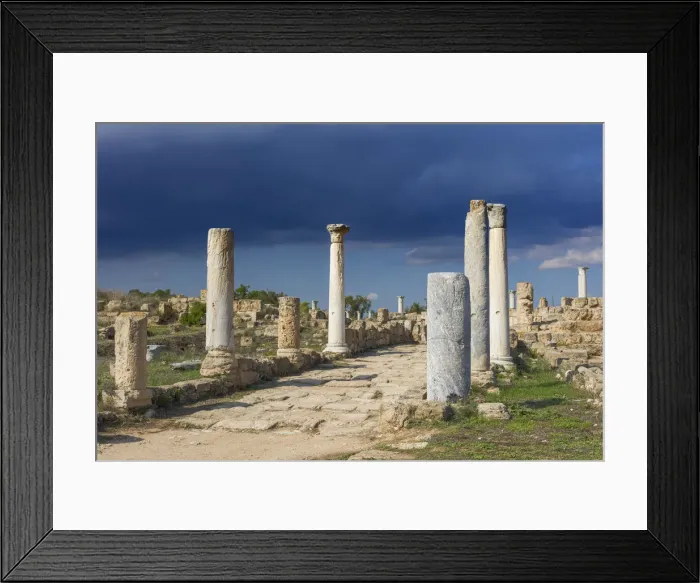 Framed Print : Ruins of ancient Greek city of Salamis, Northern Cyprus Framed Print : Ruins of ancient Greek city of Salamis, Northern Cyprus