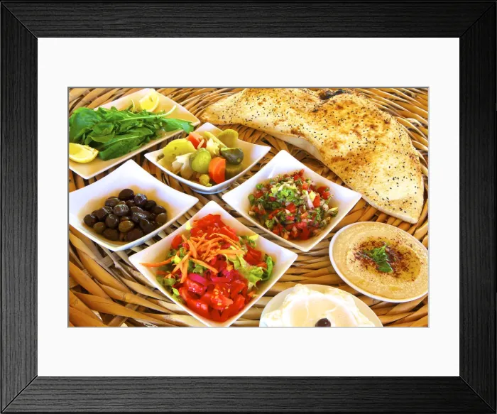 Framed Print : Meze Dishes, North Cyprus Framed Print : Meze Dishes, North Cyprus