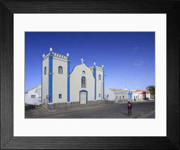 Framed Print : Cape Verde, Boavista, Town of Sal Rei Framed Print : Cape Verde, Boavista, Town of Sal Rei
