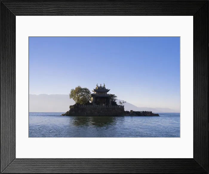 Framed Print : Putuo Dao Island Temple, Erhai Hu Lake, Dali, Yunnan Province, China Framed Print : Putuo Dao Island Temple, Erhai Hu Lake, Dali, Yunnan Province, China