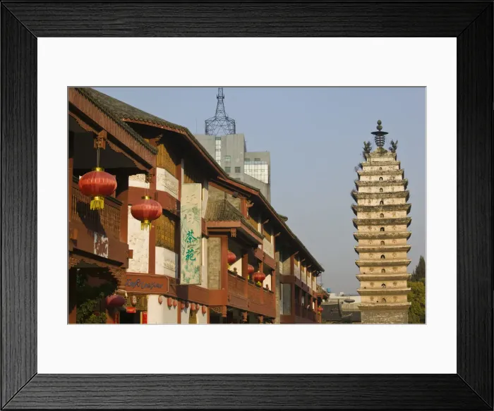 Framed Print : China, Yunnan Province, Kunming, 19th century East Pagoda Framed Print : China, Yunnan Province, Kunming, 19th century East Pagoda