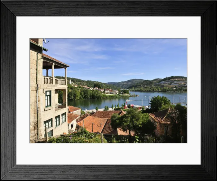 Framed Print : Entre-os-Rios, at the mouth of Tamega river, a tributary of the Douro river. Portugal Framed Print : Entre-os-Rios, at the mouth of Tamega river, a tributary of the Douro river. Portugal