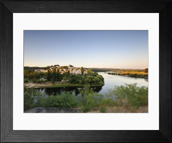 Framed Print : A walking trail near the village of Constancia and the river Zezere, a tributary of