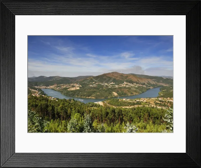 Framed Print : Pedorido and Oliveira de Arda along the Douro river. Portugal Framed Print : Pedorido and Oliveira de Arda along the Douro river. Portugal
