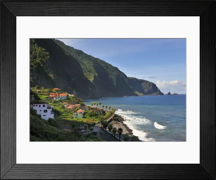 Framed Print : The north coast of Madeira island. Ribeira da Lage, Portugal Framed Print : The north coast of Madeira island. Ribeira da Lage, Portugal
