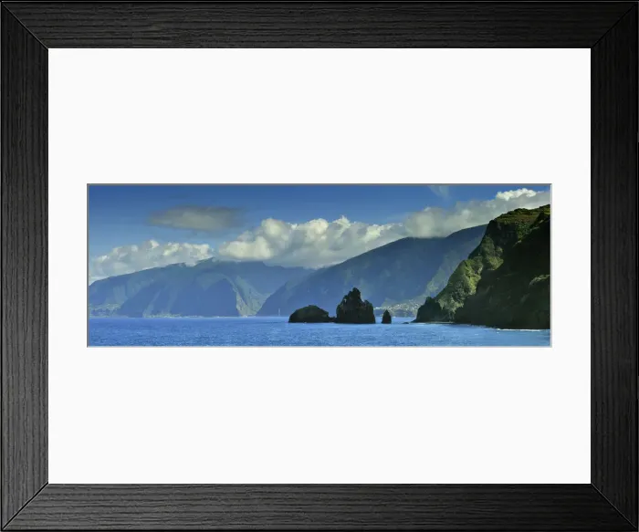 Framed Print : The north coast of Madeira island, near Ribeira da Janela. Portugal Framed Print : The north coast of Madeira island, near Ribeira da Janela. Portugal