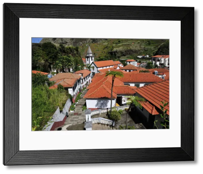 Framed Print : Historical centre of Sao Vicente. Madeira, Portugal Framed Print : Historical centre of Sao Vicente. Madeira, Portugal