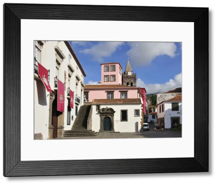 Framed Print : Historical center of Funchal. Madeira, Portugal Framed Print : Historical center of Funchal. Madeira, Portugal