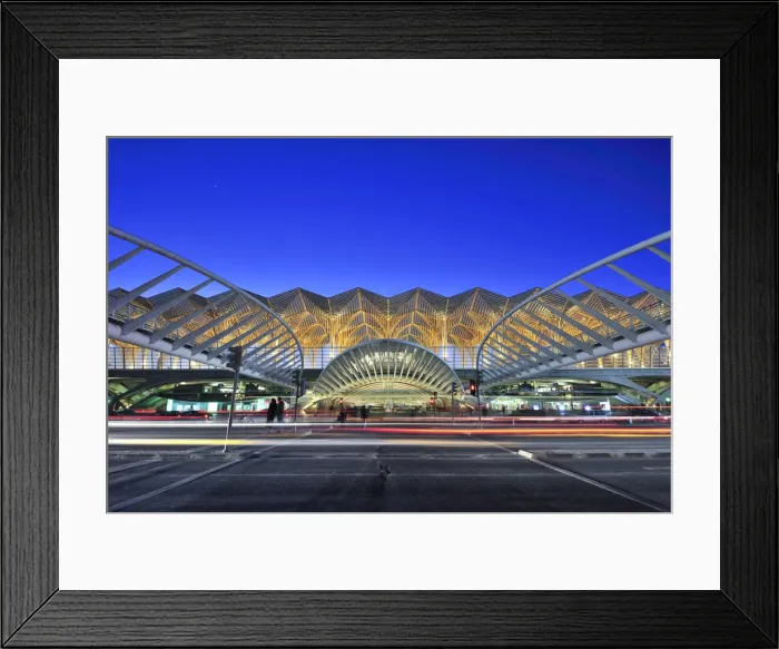 Framed Print : Orient Station, designed by the architect Santiago Calatrava. Lisbon, Portugal Framed Print : Orient Station, designed by the architect Santiago Calatrava. Lisbon, Portugal