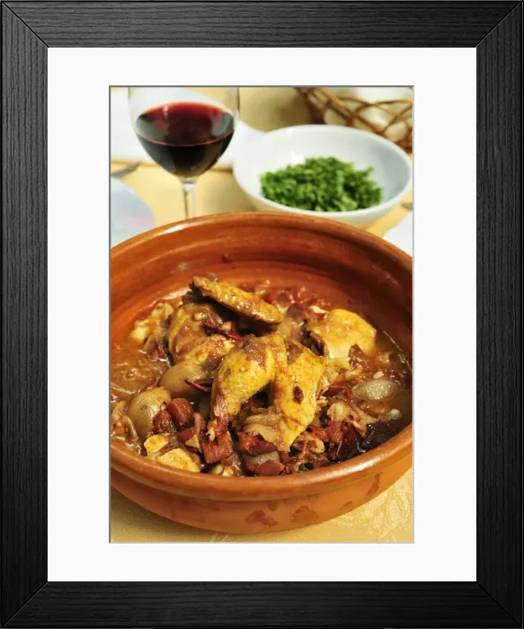 Framed Print : Chicken stew. Portugal Framed Print : Chicken stew. Portugal