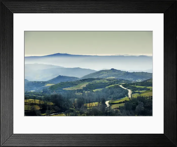 Framed Print : Mountains in the mist. Alturas do Barroso. Tras-os-Montes, Portugal Framed Print : Mountains in the mist. Alturas do Barroso. Tras-os-Montes, Portugal